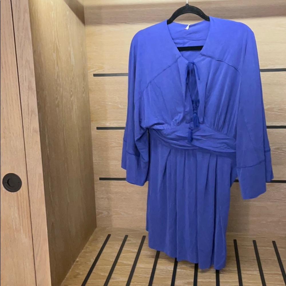 Purple free people dress
